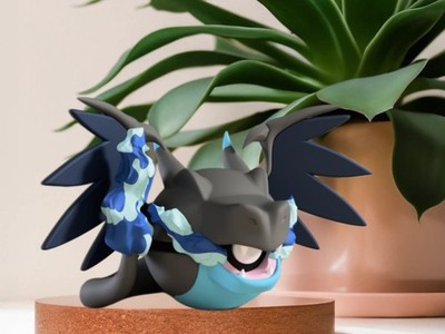 3D Pokéball Mega Glurak X Deko Fanartikel Sammlerstück 3D-Druck Geschenk