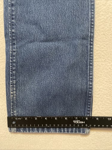 Jeans Wrangler Para Hombres 34x36 Azul Denim Calce Regular 47MWZ Recto Vaquero Occidental - Imagen 6 de 10