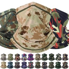 Military Tactical Face Mask Neck Gaiter Bandana Cycling Mask Hunting Tube Scarf