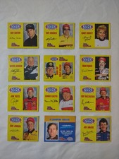 Lot of 12 Rare 90's NHRA Mini Micro Trading Cards Drivers