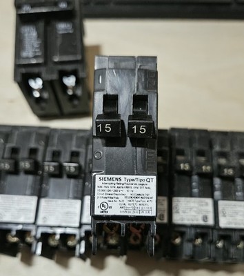  Siemens Q1515NC 15A/15A Tandem Circuit Breaker 120/240V Brand New 