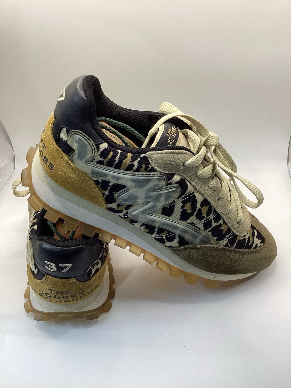 Sold Out Marc Jacobs The Leopard Jogger Sneakers Women’s Shoes Size 37 image 6