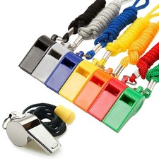 Whistle, 8PCS Sports Whistles with Lanyard, Loud Crisp Sound Bulk...