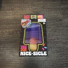 Nee Doh Nice-Sicle Popsicle Rainbow Fidget New In Box Toy Squish Colorful
