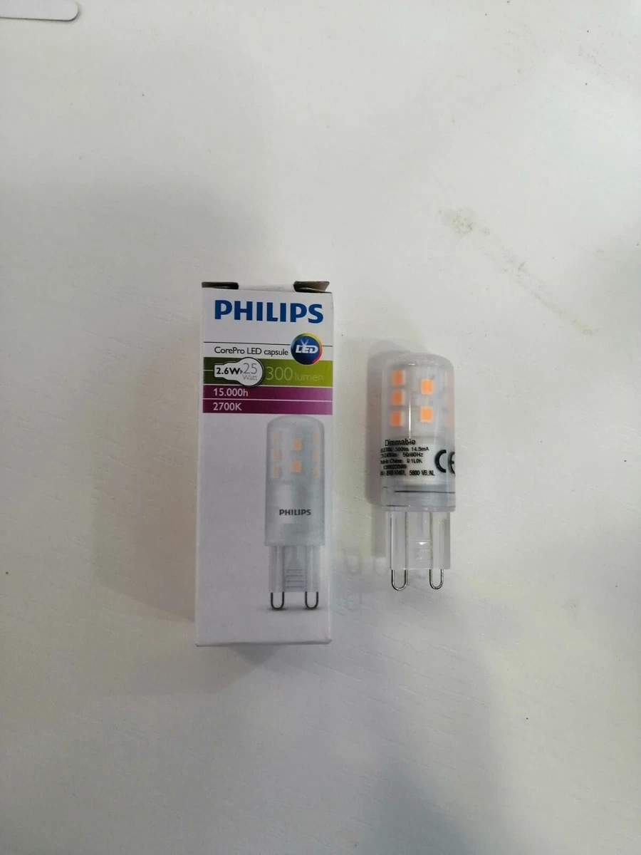 PHILIPS CorePro LED MV G9 Capsule 2.6W 25W 2700K DIMMABLE eBay