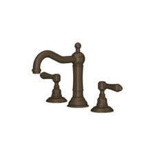 Rohl A1409LMTCB-2 Acqui Column Spout Widespread Bathroom Faucet in TUSCAN BRASS