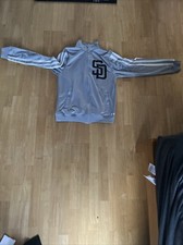 San Diego Padres Zip Up Tracksuit Top Mens L Official Team Merchandise