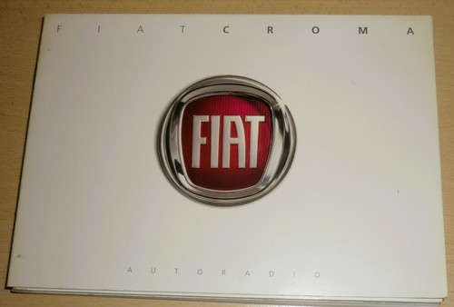 Libretto uso manutenzione FIAT CROMA,anno 2008/2009.Istruzioni in Italiano - Foto 2 di 3