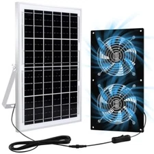 Solar Powered Fan/Solar Exhaust Fans for Outside/Solar Greenhouse Fan/Solar 