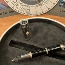 MONTEGRAPPA TIME & BRAIN FOUNTAIN PEN LIMITED EDITION MED NIB