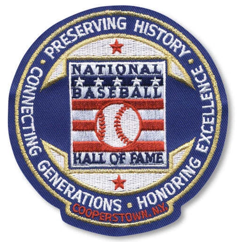 National Baseball Hall Of Fame Induction Cooperstown Round Logo Jersey Patch