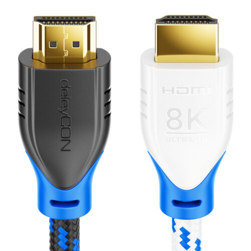 HDMI Kabel 8K 2.1 UHD HDR 10+ eARC Ultra HighSpeed 48Gbit/s Ethernet HDTV PS5 - Bild 1 von 9