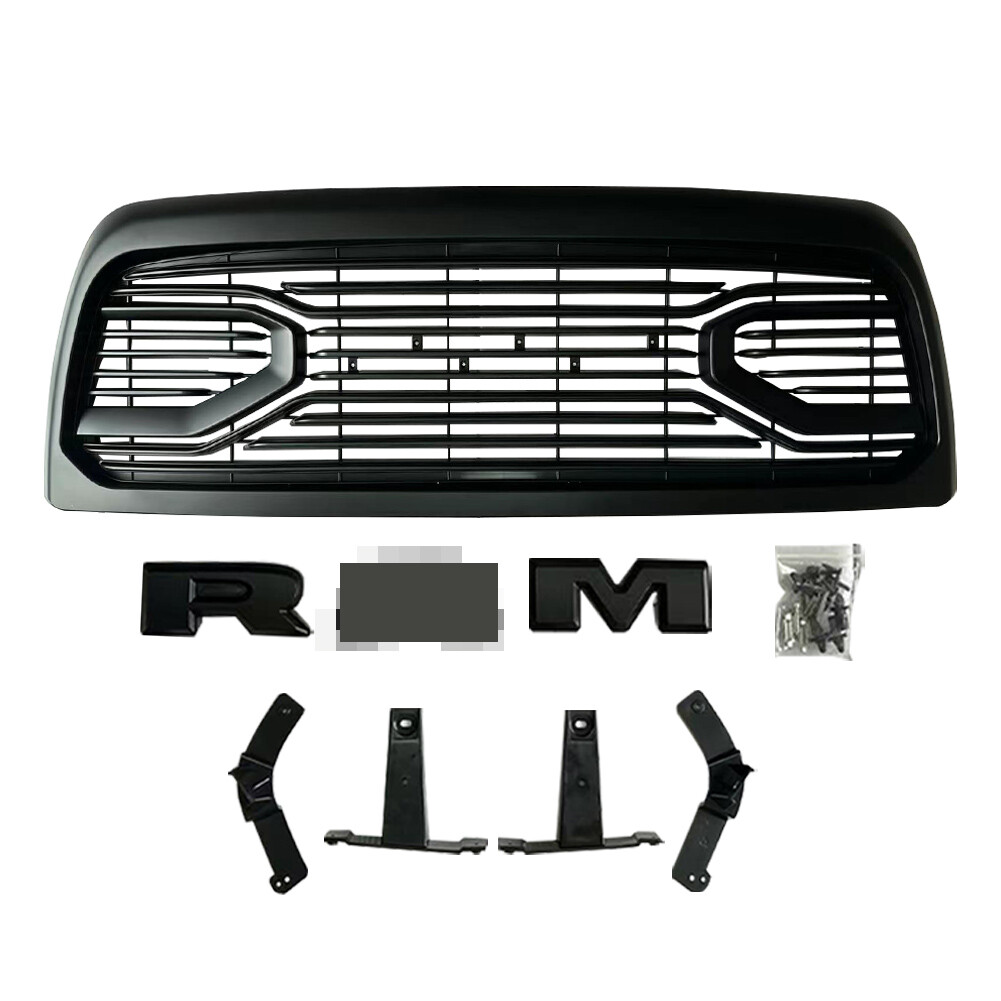 Big Horn Front Bumper Grille For Ram 2013-2018 2500/3500 Horizontal Billet Grill