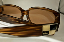 Vintage Tortoise Amber Sunglasses Big Frames LaCoste prescription Lens