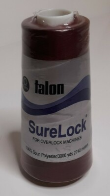 New Talon Surelock Overlock Machine Thread Burgandy 3000 Yards | eBay