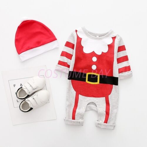 New Baby Boys Olaf Animal Cattoon Costume Bodysuit Outfit Romper Cloth Set Hat - Picture 50 of 66