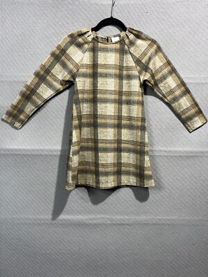 Zara Dress Girls 10 Brown Long Sleeve Plaid Flannel Dressy Cute Girly | eBay Zara Dress Girls 10 Brown Long Sleeve Plaid Flannel Dressy Cute Girly | eBay