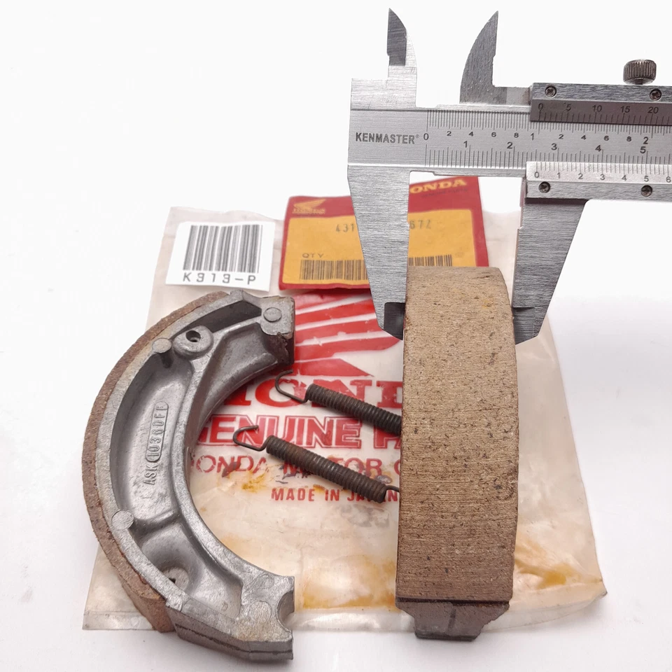 Zapatas de freno Honda CT90 CT200 XL100 CR80R XL80S XL12S XR200 43120-365-672 NUEVAS #4 Foto 3 de 4