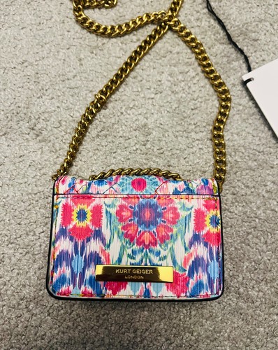 KURT GEIGER X MATTHEW WILLIAMSON Multicoloured Micro Mini Bag Purse BNWT - Picture 7 of 13