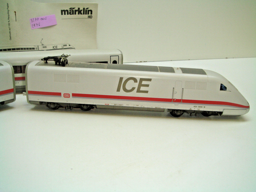 Märklin HO ICE 1 Triebwagenzug 3-teilig der DB aus Set 2986 (2976) Delta Digital - Bild 3 von 12