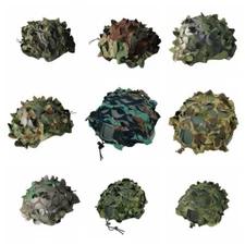 1PC 3D Helmet Cover Camouflage Cap Cloth Cover Tactical Equipment DIY Props