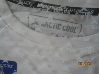 Arctic Cool Base Layer Long Sleeve Youth Medium White NEW