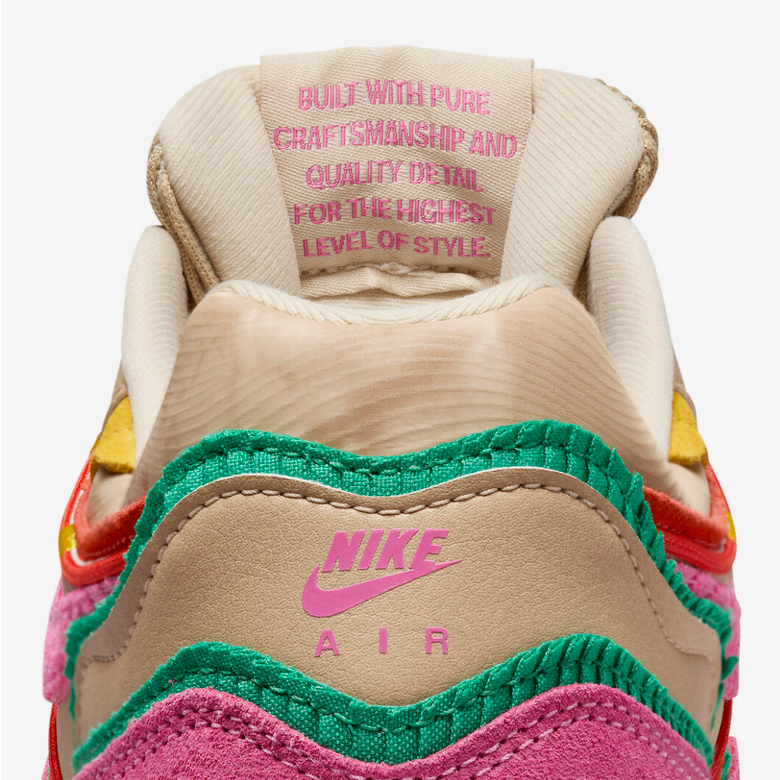 Nike Air Max 1 Familia OG Pink Green Hemp Men's Sneakers | eBay