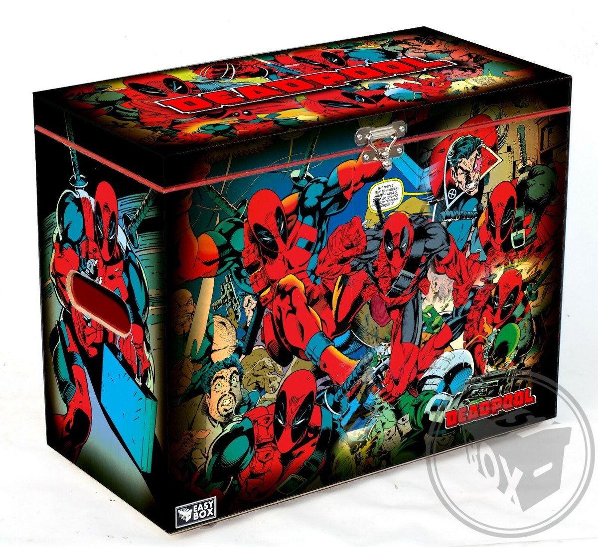 Deadpool 90's - Large Comic Book Hard Storage Box Chest MDF | eBay