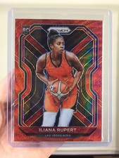 2021 Panini Prizm Iliana Rupert RC #100 Red Wave Prizm Rookie Aces Parallel
