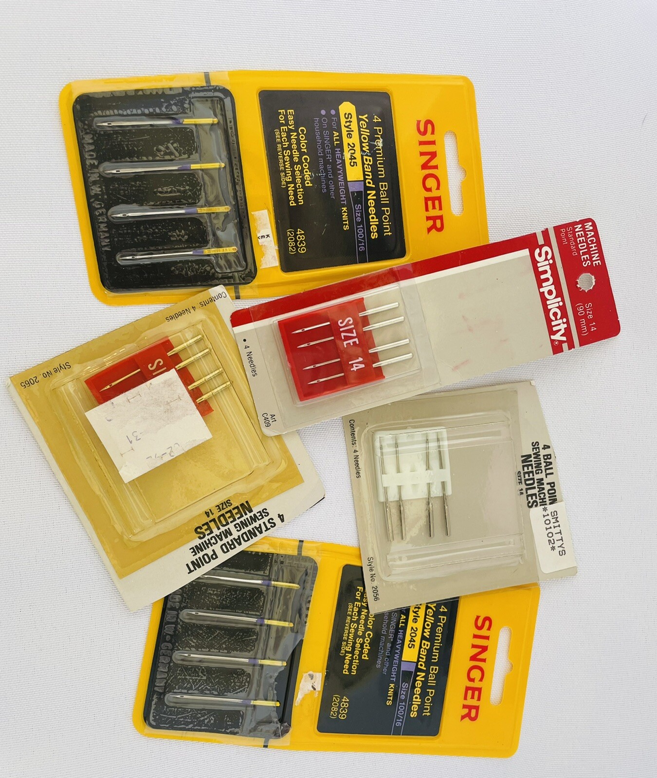 50 Assorted Sewing Machine Needles for All Fabrics-image