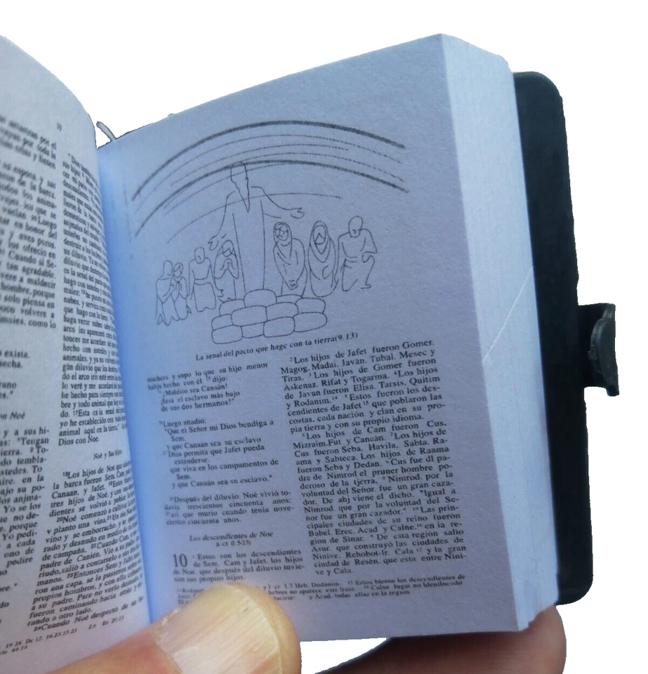 Biblia en miniatura (contiene varios libros completos) ESPAÑOL - - Imagen 2 de 4
