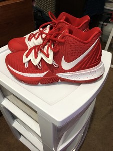 kyrie 5 red white