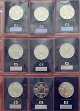 9 X 2020 King George III &pound;5 Certified Brilliant Uncirculated Five Pounds Coin ##