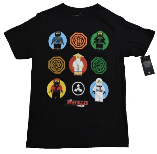 Lego The Ninjago Movie Youth Boys Black Shirt NWT Large (10-12)