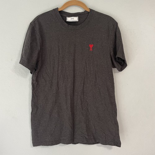 AMI Alexandre Mattiussi T-shirt AMI Alexandre Mattiussi Men’s Medium gray