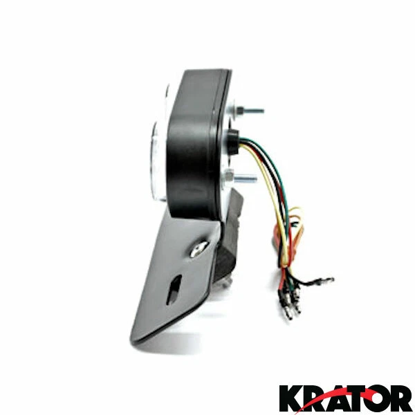 Luz de freno trasera LED universal personalizada para motocicleta con señales de giro incorporadas Foto 2 de 4