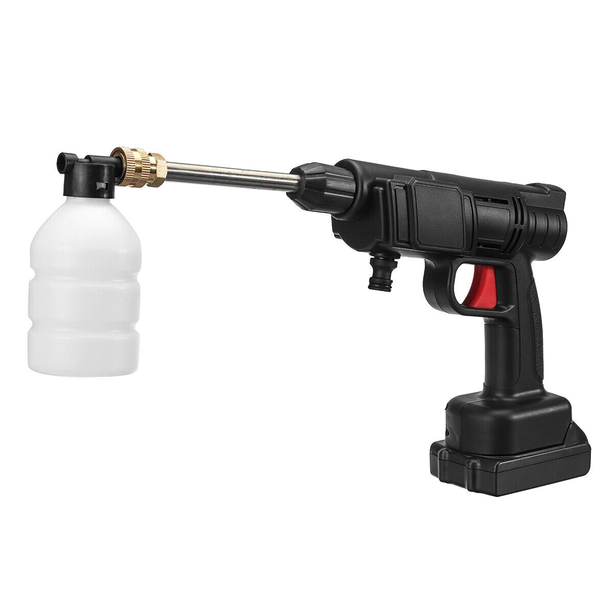 Electric Cordless High Pressure Water Spray Gun Car Washer Cleaner + 2 Battery