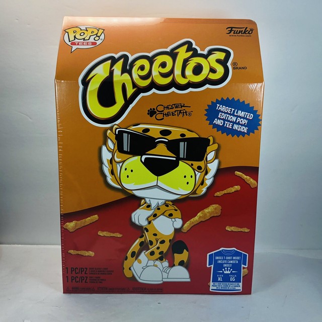 Funko Pop Chester Cheetah Cheetos AD Icons Target Con Limited XL Shirt for sale online | eBay