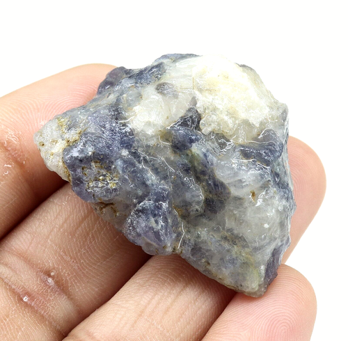 Natural Blue Iolite Loose Gemstone Rough Earth Mined Crystal Rock 120 Ct - Picture 6 of 8