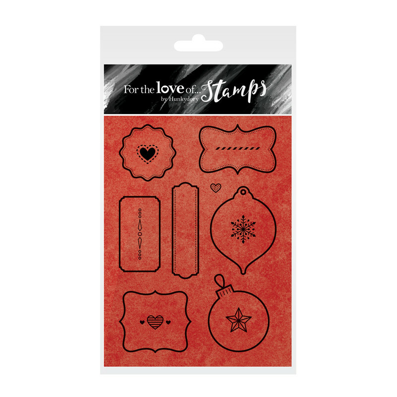 Hunkydory - For the Love of Stamps Christmas inserts Collection - FRAMES