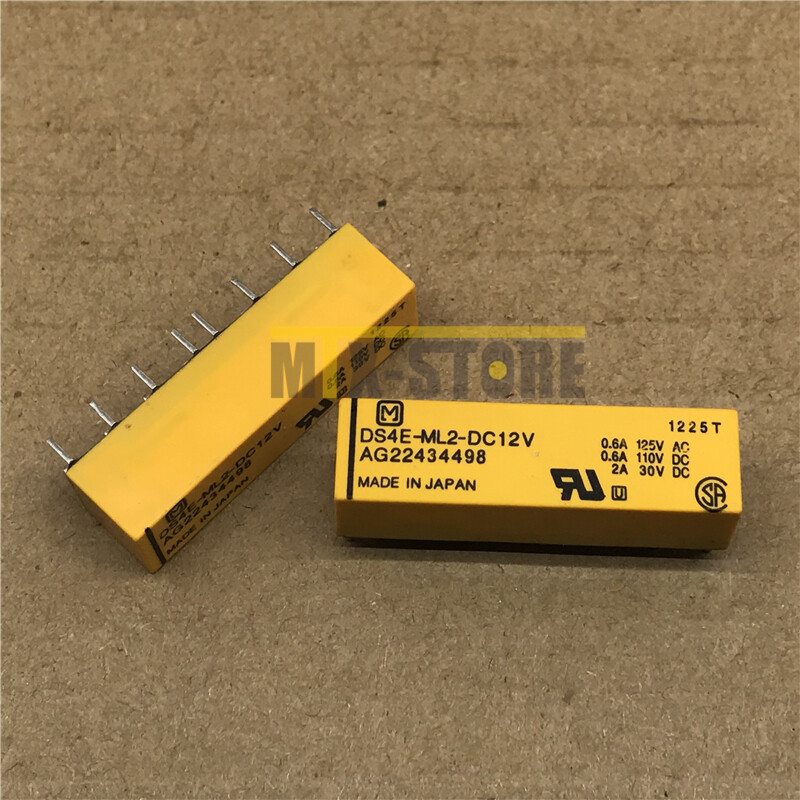 1 Relais DS4E-MS DS4E-M-DC5V DS4E-M-DC12V DS4E-M-DC24V DS4E-M-DC48V 14