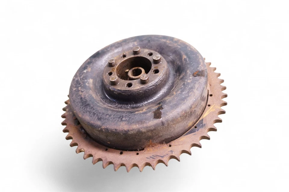 1948 Harley Panhead Flathead Knucklehead EL FL UL OEM *2252A Rear Brake Drum - Image 2 of 4