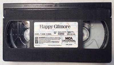 Happy Gilmore 1996 VHS Adam Sandler Christopher McDonald MediaGnu