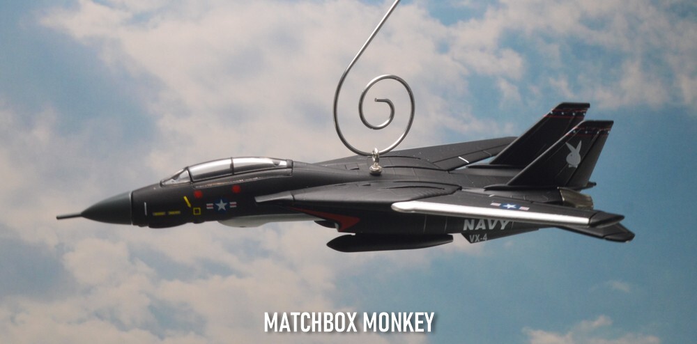 F-14A Tomcat VX-4 Black Bunny US Navy Jet Custom Christmas Tree