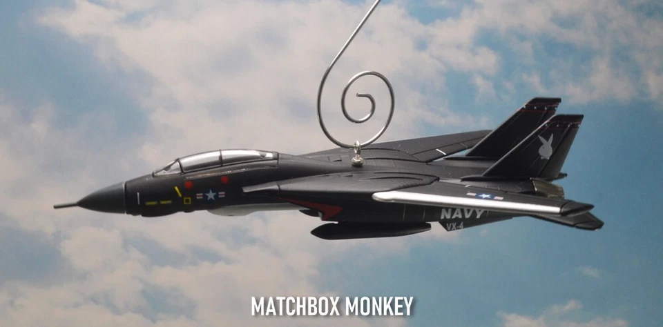 F-14A Tomcat VX-4 Black Bunny US Navy Jet Custom Christmas Tree Ornament Adorno - Image 2 of 4