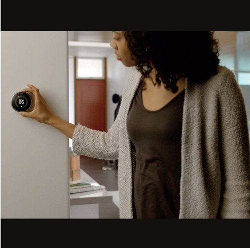 Google Nest T3019US Programmable Learning Thermostat Polished Steel - Picture 6 of 6