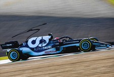 Pierre Gasly "Alpha Tauri 2021" autograph signed 20x30 cm picture
