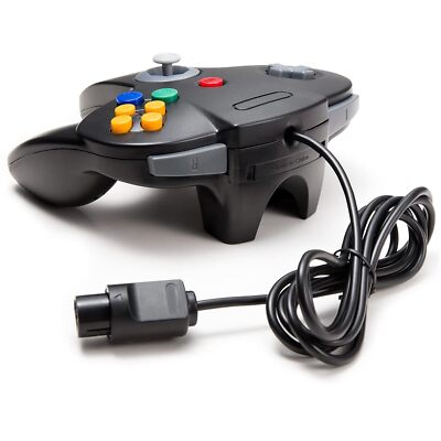 Retro 64-Bit N64 Controller, Wired Gamepad Controller Joystick Game Pad für N64