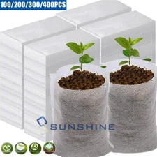 Non-woven Plant Grow Nursery Bags Biodegradable Standable Seed Starting Pots