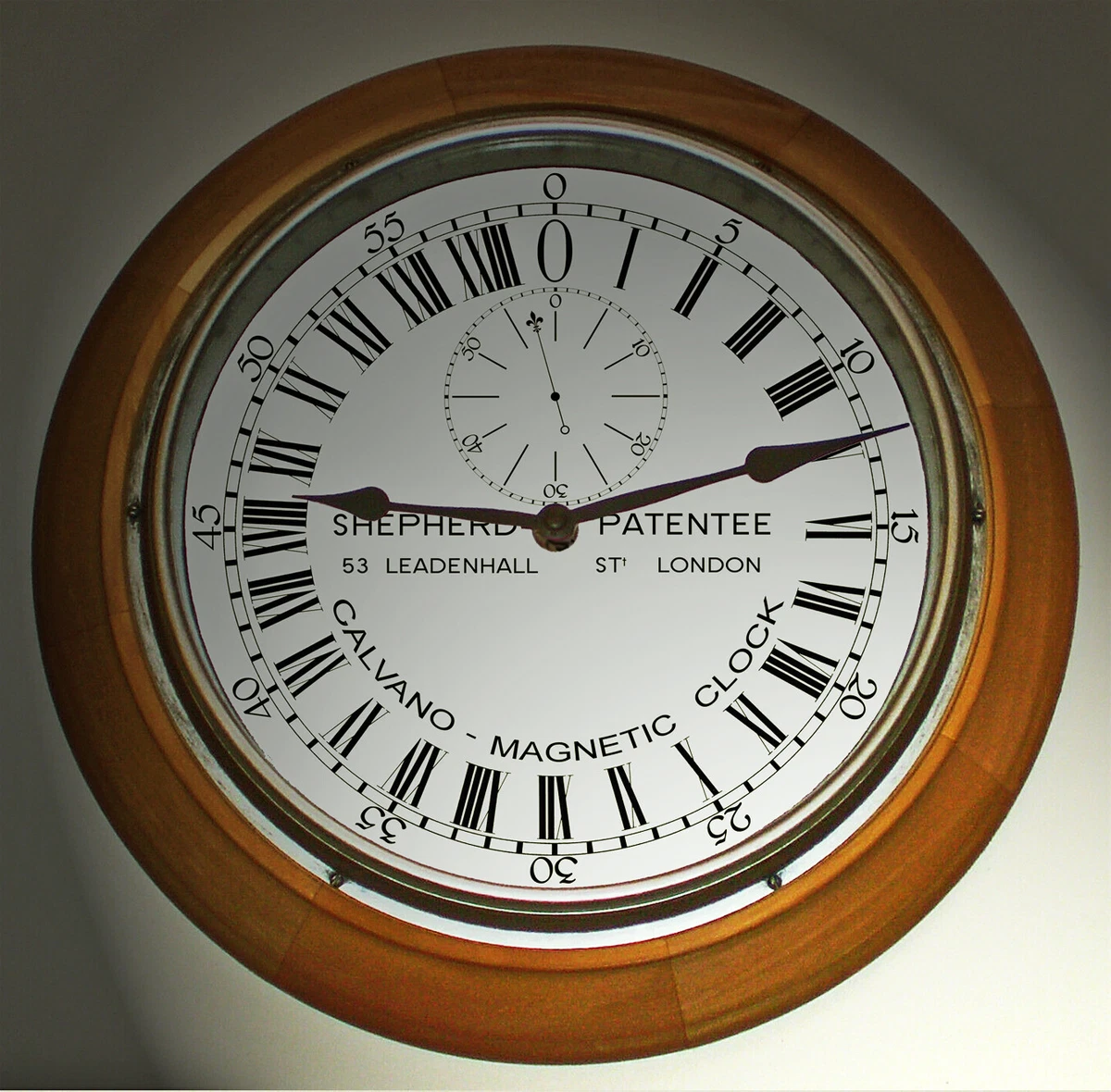 Greenwich Wall Clock Observatory Style 24hr GMT World Famous